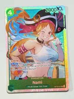 OP14-031 Nami SR One Piece OP14 The Azure Sea’s Seven English Near Mint #A7 - Image 3