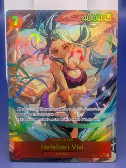 One Piece TCG Nefeltari Vivi OP04-118 Alt Art - Image 1