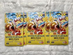 Lot of 5 One Piece OP-05 Adventure on Kami’s Island Booster Packs Sealed English - Image 1