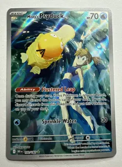 Pokemon TCG Misty's Psyduck Scarlet & Violet 193/182 Destined Rivals Near Mint - Image 1