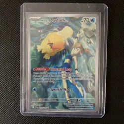 Pokemon TCG Misty's Psyduck Destined Rivals 193/182 Illustration Rare NM - Image 1