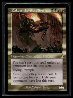 Ravnica Remastered #379 Rakdos, Lord of Riots (Retro Frame) - Image 1