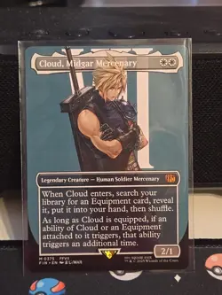 Cloud, Midgar Mercenary (Borderless) Final Fantasy Regular - Image 1