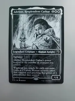 MTG Adeline, Resplendent Cathar Innistrad: Midnight Hunt 312 Showcase Rare - Image 1