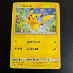 PIKACHU 19/68 POKEMON CARD (HIDDEN FATES SET) - Image 2