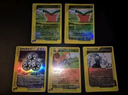 Pokemon - Lotto 5 Reverse Expedition Aquapolis - Vintage - 3 Inked - Gloom - Image 1