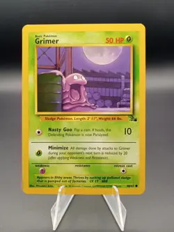 1999 Pokemon Fossil Grimer #48 VLP - Image 1