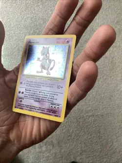 Mewtwo - 10/102 - Unlimited - Pokemon Base Set Holo Rare Near Mint - Image 3