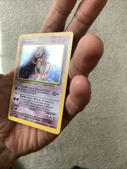 Mewtwo - 10/102 - Unlimited - Pokemon Base Set Holo Rare Near Mint - Image 4
