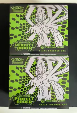 2x Pokemon Perfect Order Pokemon Center ETB Elite Trainer Box Brand New (Tears) - Image 1