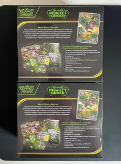 2x Pokemon Perfect Order Pokemon Center ETB Elite Trainer Box Brand New (Tears) - Image 5