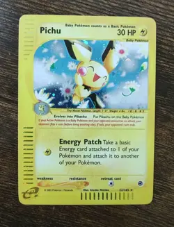 Expedition Pichu 22/165 Holo Rare Pokemon Card - Image 1
