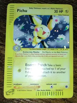 Expedition Pichu 22/165 Holo Rare Pokemon Card - Image 2
