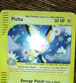 Expedition Pichu 22/165 Holo Rare Pokemon Card - Image 3