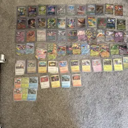 Massive Pokemon Lot Of 80+ FA, FA Trainer, AA, IR, Promo, Pokeball, EX And More - Image 1
