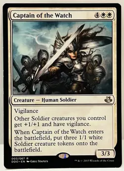 Captain of the Watch - #3-MTG-Duel Decks: Elspeth vs. Kiora (DDO)-Regular-LP - Image 1