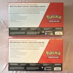 Pokemon Scarlet & Violet Black Bolt & White Flare Binder Poster 2-Pack - Image 2