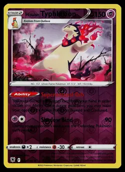 Pokemon SWSH10: Astral Radiance 052/189 Hisuian Typhlosion Reverse Holo - Image 1