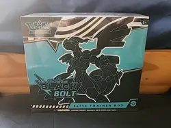 Pokemon TCG Scarlet & Violet Black Bolt ETB Elite Trainer Box Sealed - Image 1