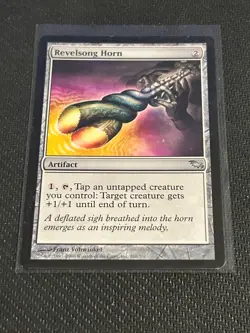 Magic the Gathering Shadowmoor Revelsong Horn - Image 1