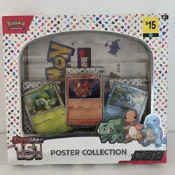 POKEMON 151 Scarlet Violet Poster Collection Dollar General Exclusive NEW Seal - Image 1