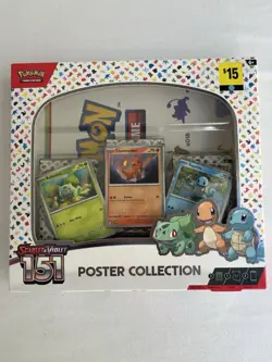 POKEMON 151 Scarlet Violet Poster Collection Dollar General Exclusive NEW Seal - Image 5