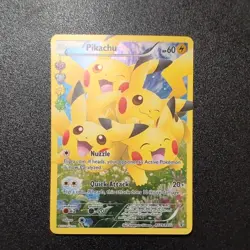 2016 POKEMON XY GENERATIONS RADIANT COLLECTION #RC29 FULL ART/PIKACHU PSA 8 - Image 1