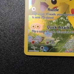 2016 POKEMON XY GENERATIONS RADIANT COLLECTION #RC29 FULL ART/PIKACHU PSA 8 - Image 4