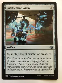 MTG Aether Revolt Pacification Array 168/184 NM - Image 1
