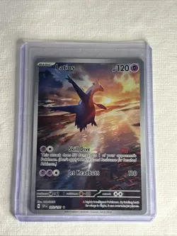 Latios Full Art-Pokemon Surging Sparks #203/192-Illustration Rare-Near Mint - Image 1