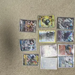 Pokemon TCG Card Lot V EX GX Full Art Holo Dubwool Moltres Calyrex Inteleon - Image 1