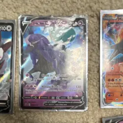 Pokemon TCG Card Lot V EX GX Full Art Holo Dubwool Moltres Calyrex Inteleon - Image 3