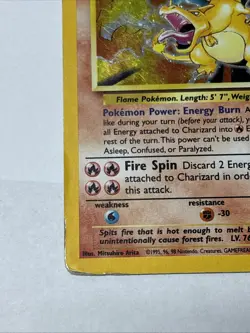 Pokemon TCG Charizard Base Set 2 Holo Rare 120 HP 004/130 L@@K - Image 4