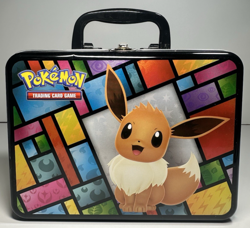 Pokemon EMPTY Lunchbox Tin Collectors Chest Eevee Eeveelution - Image 1