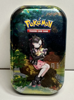 Pokemon EMPTY Mini Tin Crown Zenith Marnie & Morpeko - Image 1
