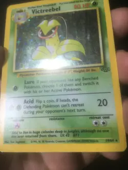 Victreebel 14/64 Jungle Set Unlimited Holo Rare Pokemon - Image 4