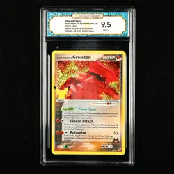 TQG 9.5 MINT+ 2021 Pokemon ENG Team Magma's Groudon 9/95 Rare Holo(2) - Image 1