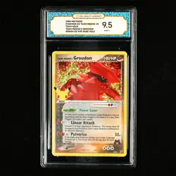 TQG 9.5 MINT+ 2021 Pokemon ENG Team Magma's Groudon 9/95 Rare Holo(2) - Image 2