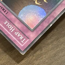 Yugioh Trap Hole LOB-058 Super Rare 1st Edition US Version MP 🕳 - Image 3