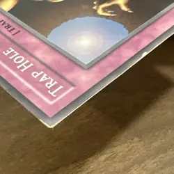 Yugioh Trap Hole LOB-058 Super Rare 1st Edition US Version MP 🕳 - Image 4