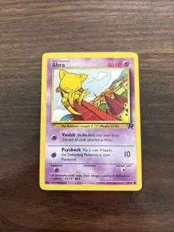 Abra Team Rocket Common Pokemon TCG 49/82 LP - Image 1