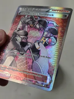 Team Rocket's Handiwork (Full Art) 124/124 Fates Collide Holo Pokemon Tcg XY - Image 2