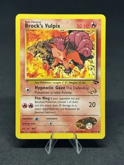 Pokemon Brock's Vulpix [W Stamped] 37/132 Wotc Promo Regular [1] - Image 1