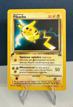 Pikachu World Collection Promo 4 DUTCH Pokemon Park 2000 Exclusive (Movie Art) - Image 1