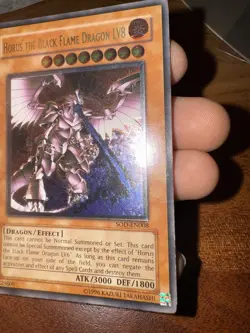 Yu-Gi-Oh! Horus der Schwarzflammendrache LV8 Ultimate Rare SOD-EN008 - Image 3
