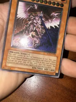 Yu-Gi-Oh! Horus der Schwarzflammendrache LV8 Ultimate Rare SOD-EN008 - Image 4