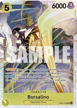One Piece OP15 Borsalino EB04-058 SR Foil Adventure On Kami's Island ENGLISH - Image 1