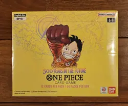 One Piece OP-07 500 Years In The Future Booster Box ENGLISH New! Factory Sealed! - Image 1