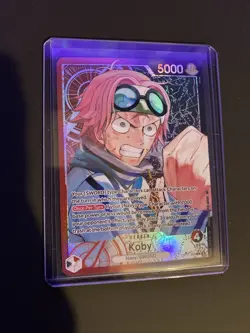 Koby OP11-001 Alternate Art (Alt Art) Leader Foil NM One Piece - Image 1