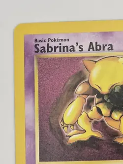 Vintage 2000 Sabrina's Abra 19 WOTC Black Star Promo Pokemon Card Sabrinas Promo - Image 2